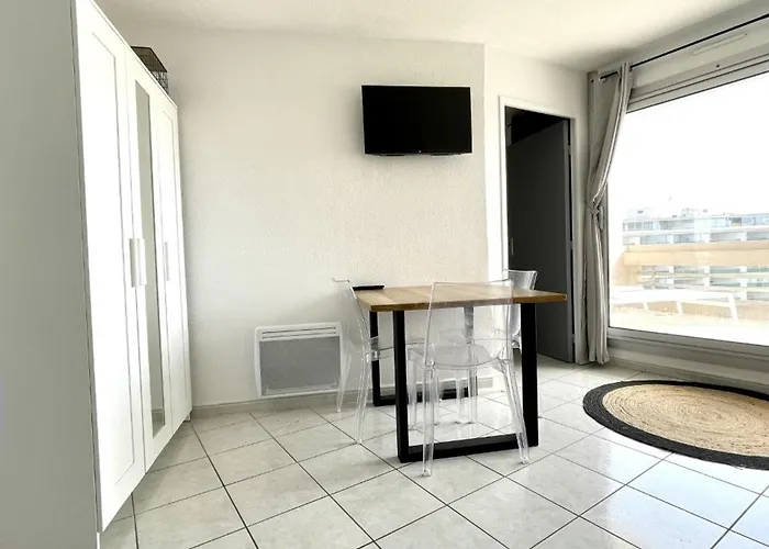 Apartament Renove Avec Piscine Commune, 4 Couchages, Climatise, Wifi, Terrasse Vue - Fr-1-748-3 Canet-en-Roussillon
